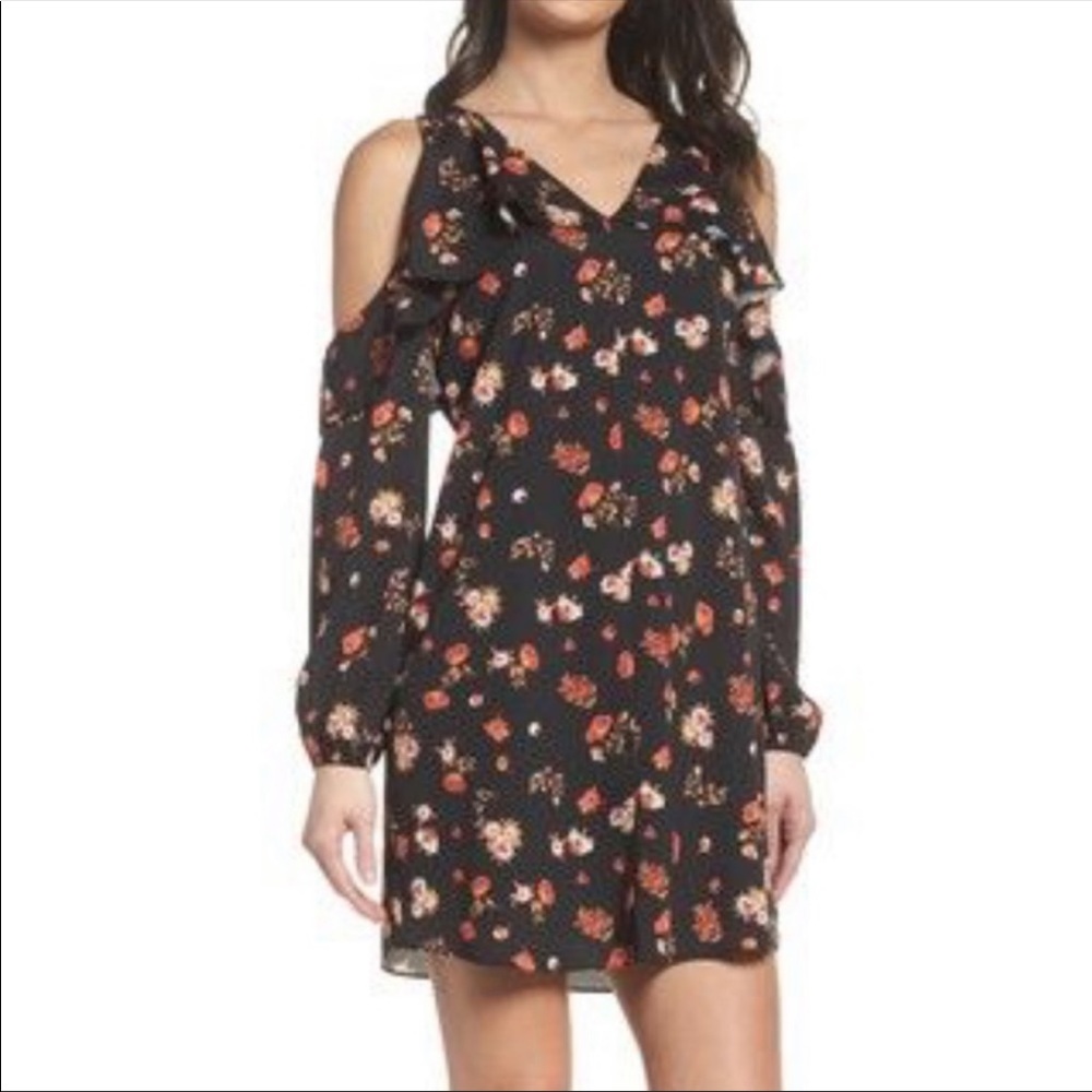Kobi Halperin cold shoulder Dress Floral